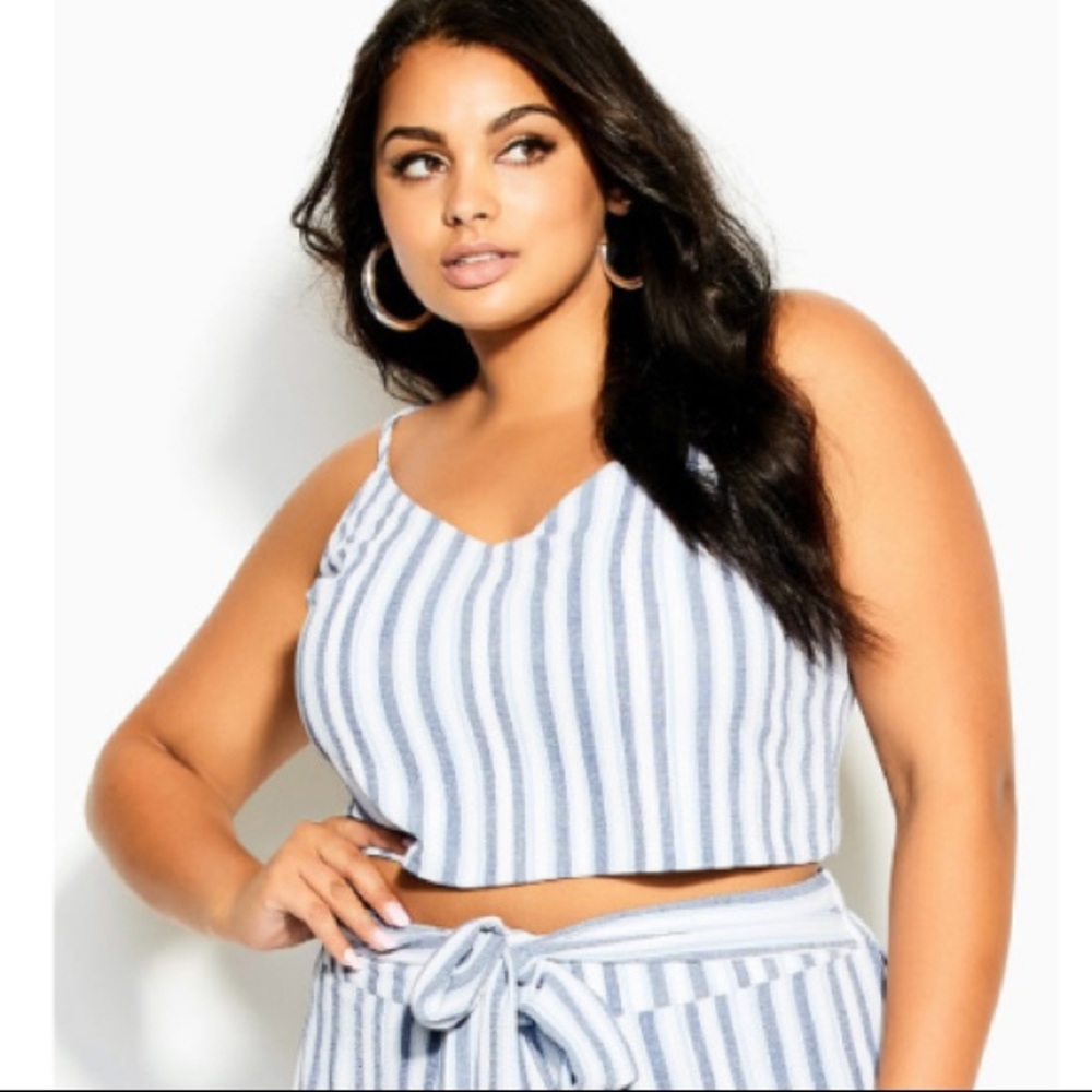 Crop Striped Top